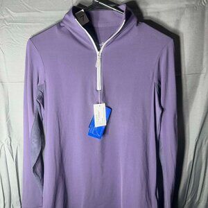 The Tailored Sportsman 1/4 Zip Ice Fil long sleeve riding T-shirt